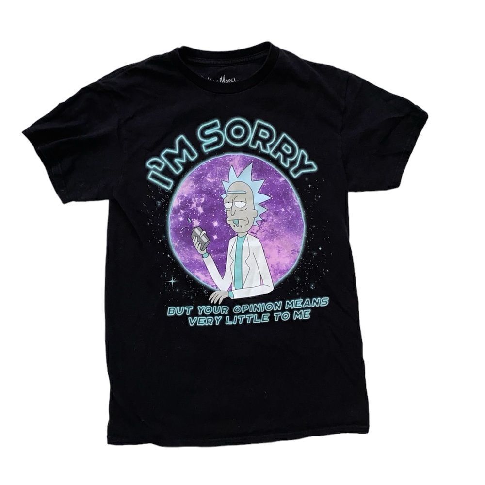 Rick & Morty Graphic Tee Size Small